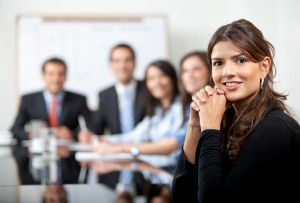 Business people in a meeting at the office